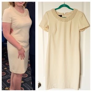 Jones New York Ivory Pearl Formal Dress Size 6
